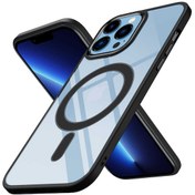 Resim iPhone Uyumlu 12 Pro Kılıf Wireless Şarj Özellikli Zore Krom Mags (551720620) 
