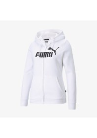 Resim Puma Essentials Logo Full Zip Kadın Siyah Sweatshirt 586806 2800282 