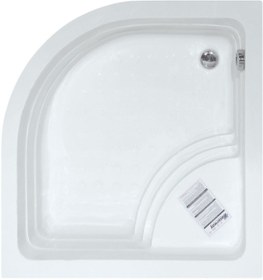 Resim Waterway Akron Oturmalı Mini Oval Küvet 100x100 H:43 Gövde+metal Ayak+ön Panel 