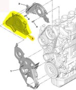 Resim Citroen C3 Triger Kapak [Orjinal] (0320T6) 
