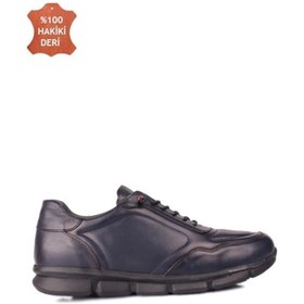 Resim Fitbas 914103 424 Erkek Lacivert Deri Büyük Numara Ayakkabı 