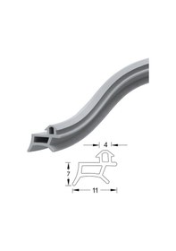 Resim Contacall Pimapen Pvc Kapı Pencere Değişim Contası Pvc Fitili 75 Metre Gri 