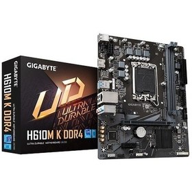Resim Gigabyte H610m-k Ddr4 3200 Oc Hdmi M.2 1700p Usb 3.2 Gen1 12-13-14. Nesil 