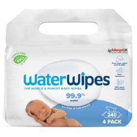 Resim WaterWipes Bio 60 Yaprak 4'lü Paket Islak Mendil 