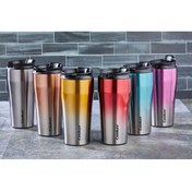 Resim Light up CKR-2049 400ML.ÇELİK MUG TERMOS BARDAK ÇİFT RENK 