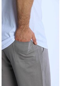 Resim Eg38 Düz Baggy Eşofman Koyu Gri Koyu Gri 