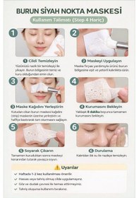 Resim Lanbena Siyah Nokta Maskesi & 60 Adet Siyah Nokta Bandı Nose Plants 