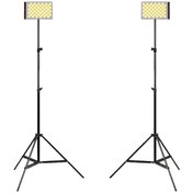 Resim Gdx Vlog K2 BiColor Led Video Konferans Işığı + Tripod 