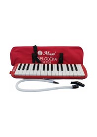 Resim Melodika Kırmızı Bez Çantalı 32 Tuşlu - Kırmızı 