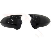 Resim Seat Ibıza Mk4 2008 - 2017 Yarasa Batman Ayna Kapağı Parlak Siyah 