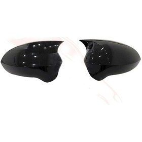 Resim Seat Ibıza Mk4 2008 - 2017 Yarasa Batman Ayna Kapağı Parlak Siyah 