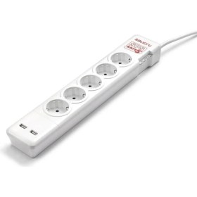 Resim Salicru Usb'li Akım Korumalı Priz 5' Li 