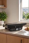 Resim Karaca Gastro Grill Glass Premium Tost Makinesi Black Chrome 2400 W 