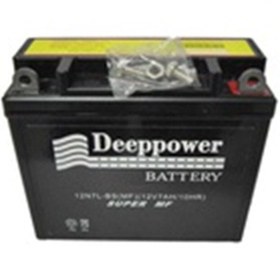 Resim DEEPPOWER CBF150 12N7A-BS (145x55x130) 12V 7Ah DİK GENİŞ AKÜ 