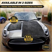 Resim 1 adet XXL Mikrofiber Araba Kurutma Havlusu - Ultra Kompakt, Yüksek Emicilik 1400 GSM, Bükülmüş Halka Tasarımı, Çift Taraflı Izsiz Detay Temizliği için Arabalar ve Ev Temizliği, 2 Boyutta Mevcut (XL & XXL), Araba Detay Temizleme Havlusu | Bükülmüş Halka Deseni | Yüksek Emicilik Malzemesi 