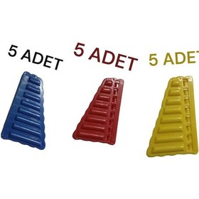 Resim 15 Adet Karışık Plastik Mızıka Sarı,mavi,kırmızı 