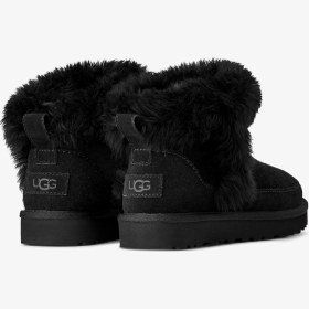 Resim Ugg Classic Ultra Mini Chalet Kadın Siyah Bot 1173832 Siyah 