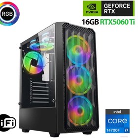 Resim XASER Thunder x750 i7 14700F 32GB DDR5 Ram 1TB M.2 NVMe SSD 16GB RTX5060 Ti Oyuncu Masaüstü Bilgisay 