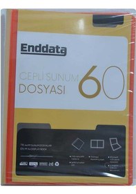 Resim Enddata Ön Cepli Sunum Dosyası 60'lı Turuncu 1260-18 