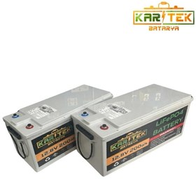 Resim 12.8V 200Ah LiFePO4 Akü 