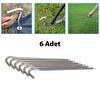 Resim Madfox Skewer C-Kafa Çadır Kazığı 18 CM - 6 Parç 