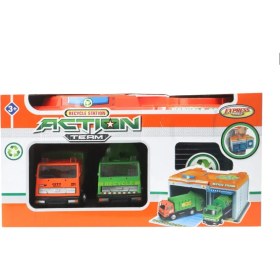 Resim Express Wheels Metal Araçlı Çantalı Temizlik Araçları Seti 