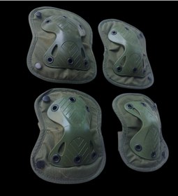 Resim kho military design Robocop Diz ve Dirsek Koruma (4'lü Takım) Sıfır Ürün 