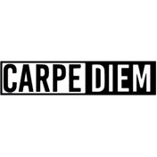 Resim Genel Markalar Carpe Diem Yazı Sticker 10 x 3 cm 