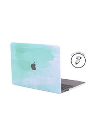 Resim Apple Uyumlu MacBook Air Kılıf 13.6 İnç M2-m3, Paint02 Touchıd'li Air M2-m3 A2681 A3113 İle Açık Yeşil 