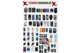 Resim Lucciola Wicom Yeşil Renkli Uk-44 Akıllı Kodlanabilir Kumanda (Otomatik Kapı Motoru,kepenk,bariyer,panjur) 