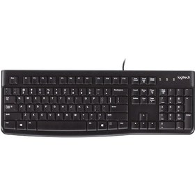 Resim Logıtech K120 Q Usb Kablolu Klavye Siyah 920-002505 04762554 