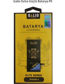 Resim Apple İphone 6 Galio Extra Güçlü Batarya Pil 
