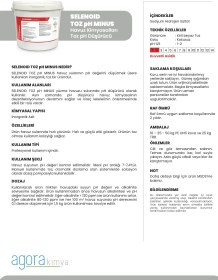 Resim Selenoid Toz pH MINUS 10 KG Toz pH Düşürücü - 10 Kg 