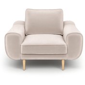 Resim Normod Klem Tekli Koltuk Ahşap Ayak - Kadife 