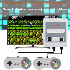 Resim CAFELE Retro 8 Bit 621 Oyunlu Sfc Hdmi Oyun Konsolu-ultra Mini 