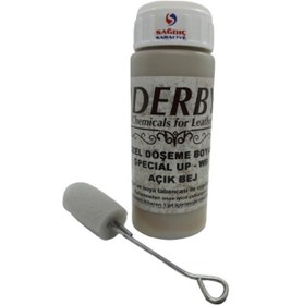 Resim Derby Açık Bej Deri Oto Koltuk Direksiyon Döşeme Boyası 