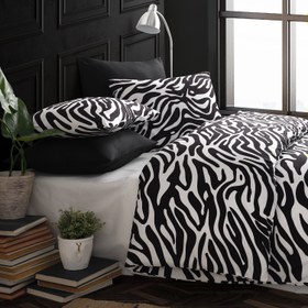 Resim Zebra %100 Pamuk Ranforce Battal Boy Nevresim Takımı 