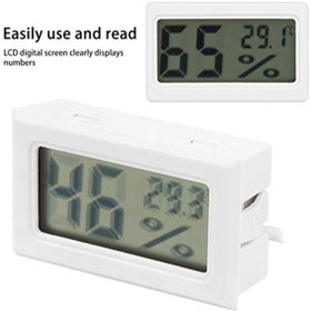 Resim Hepta Collection Digitales LED-Hygrometer, Indoor Outdoor Digitales Thermometer Hygrometer Eingebettetes digitales Fe 
