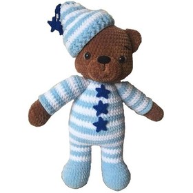 Resim Amigurumi Organik Oyuncak Ayı 