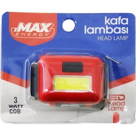 Resim Pilli 3w Cob Led Kafa Lambası Fener 3-kademe Işık Ayarı- Flaşör 4.5v 120lümen 4989 Çok renkli 