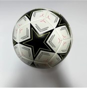 Resim Xuweiwei Boyut5 Avrupa Şampiyonası Antrenman Futbol Topu Beyaz Pu Malzeme El Dikişi Oğluna Ideal Hediye Ramazan Hediyesi Altın 
