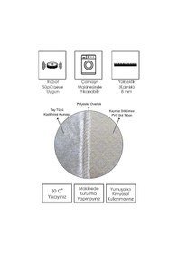 Resim Eliana Home Dijital Baskı Yıkanabilir Kaymaz Taban Salon Halısı Ve Yolluk Rvg0920-fnl151 Kahverengi 