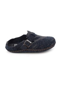 Resim Gezer 15405 Erkek Keçe Sessiz Kaymaz Hafif Taban Ev Misafir Terliği Lacivert 
