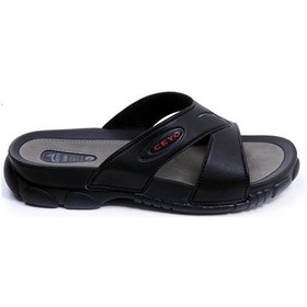 Resim Ceyo 3200-1 Rk-553 Siyah Erkek Günlük Terlik-siyah Siyah 