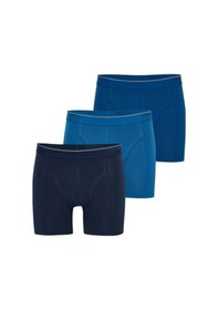 Resim Blackspade Erkek Boxer 3Lü Paket Tender Cotton 9673 - Lacivert Mavi Denim 