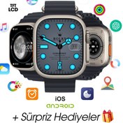 Resim WEARFİT GN8 ULTRA Akıllı Kol Saati 2 kat daha uzun şarj süresi 49mm TFT Ekran 