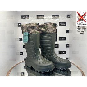 Resim e&e Tam Su Geçirmez Kurye Çizmesi Uzun Konç 37 Cm Yıkanabilir Termal Çoraplı 700 Gram Eva Sonimix Çizme 