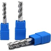 Resim Tabaş 8X8DX60L-3F HRC50 Karbür Uç Değirmeni 3 Flüt 1 Adet 8X8DX60L-3T Cnc Freze Uçları Xuhan 