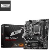 Resim Msı Pro A620m-e Ddr5 6800mhz 1xvga 1xhdmı 1xm.2 Usb 3.2 Matx Am5 Amd Am5 9000/8000/7000 Serileri İle Uyumlu 