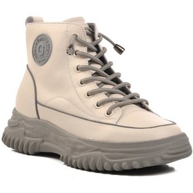 Resim Guja Gri Bağcıklı Fermuarlı Kadın Sneaker Bot Çok Renkli 